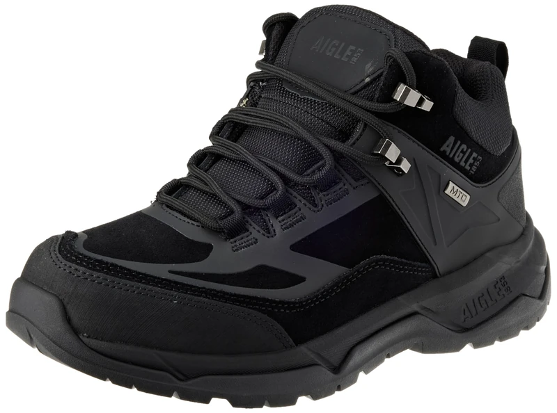 Aigle Men's Palka Mtd Sneaker, Black, 8 UK
