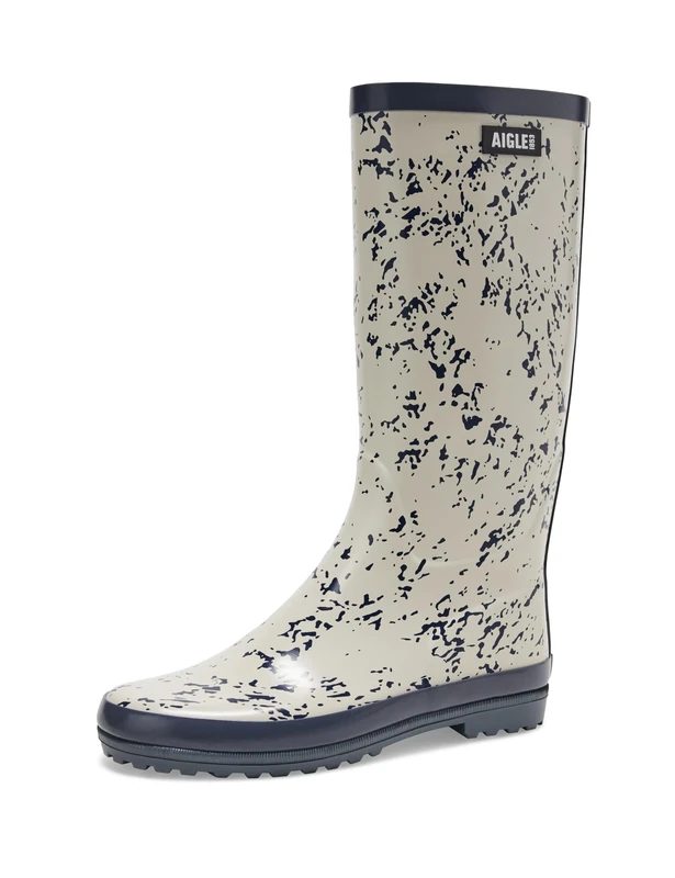 Aigle Women's Eliosa Pt Rain Boot, Snow Print, 5 UK