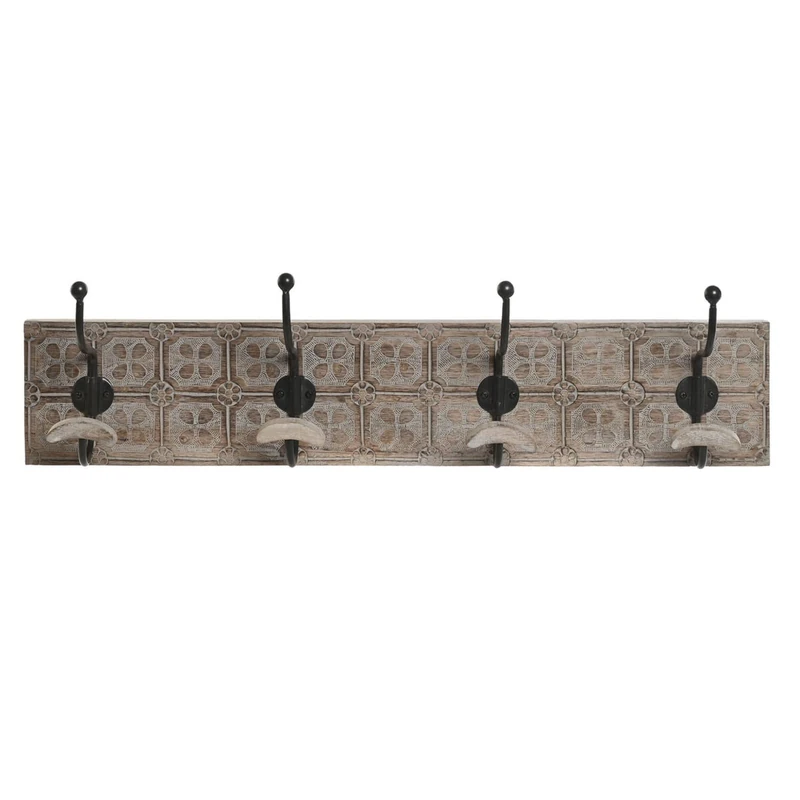 DKD Home Decor Wall Coat Rack, Standard - Image 1
