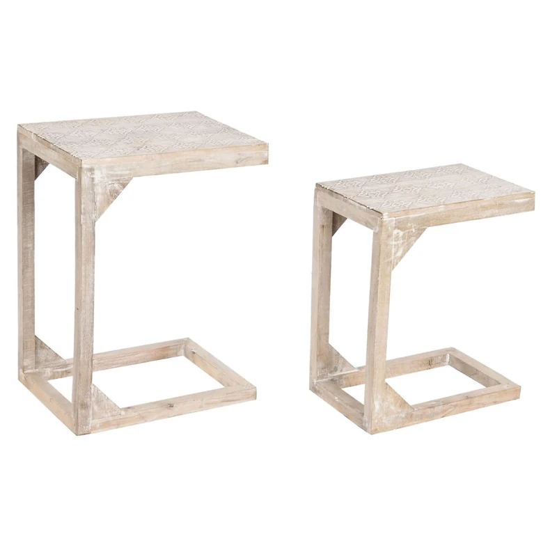 DKD Home Decor Set of 2 Tables, Standard