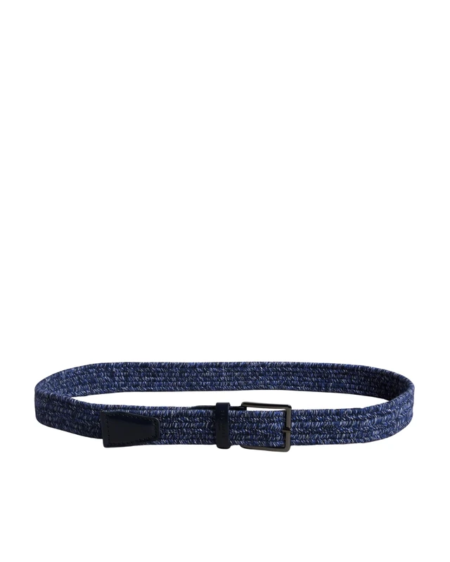 Ted Baker london orkid-marled wool elastic belt, navy