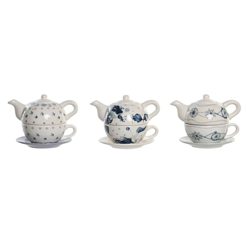 DKD Home Decor Teapot Set, Standard