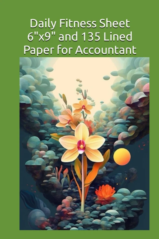 Daily Fitness Sheet 6"x9" and 135 Lined Paper for Accountant