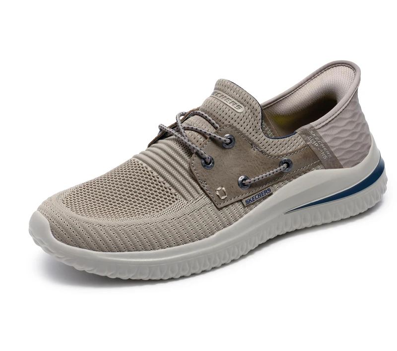 Skechers Men's Slip-ins: Delson 3.0-Roth Loafer, Taupe, 13 UK - Image 1