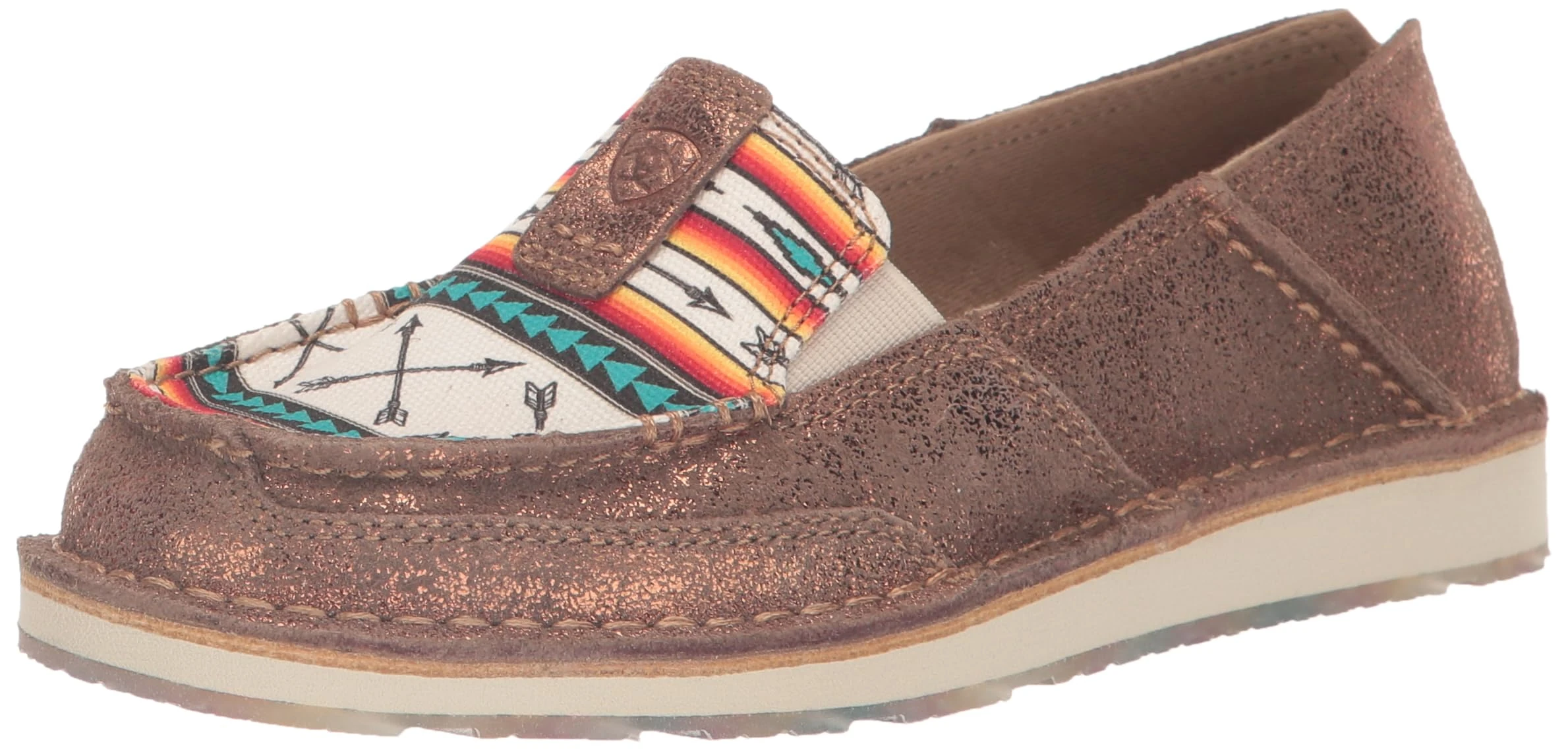 Ariat Women's Cruiser Sneaker, Rose Gold/Arrow Print, 8 UK