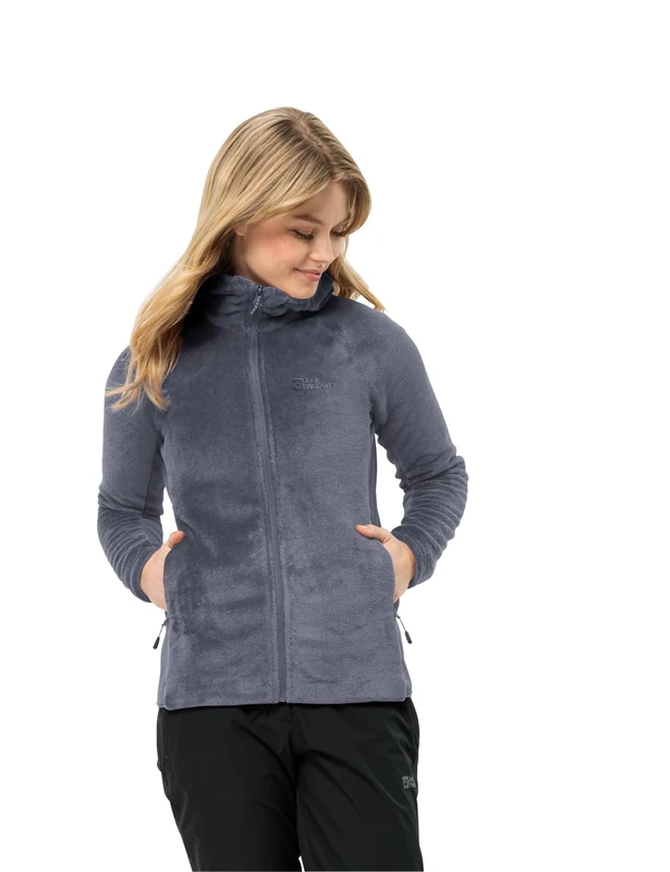 Jack Wolfskin Rotwand Women's Hooded Fz W Fleece Jacket