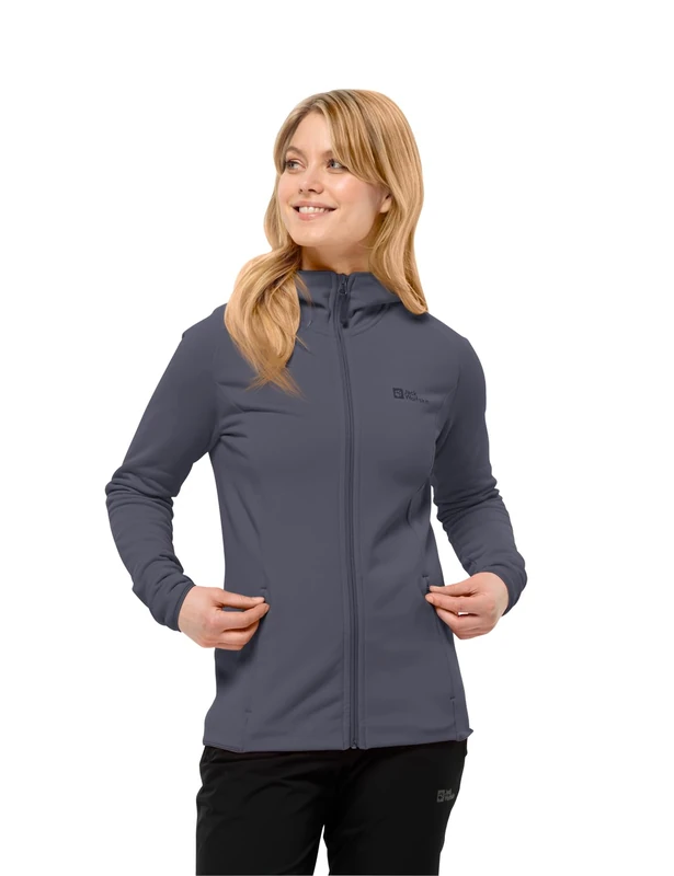 Jack Wolfskin Baiselberg Women's Hooded Fz W Fleece Jacket - Image 1