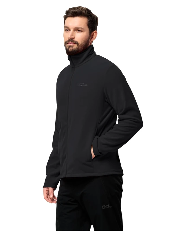 Jack Wolfskin Men's Taunus Fz M Fleece Jacket, Black, S