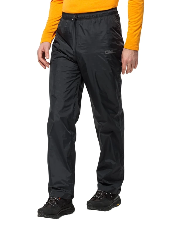 Jack Wolfskin Rainy Day Unisex Hiking Trousers Black