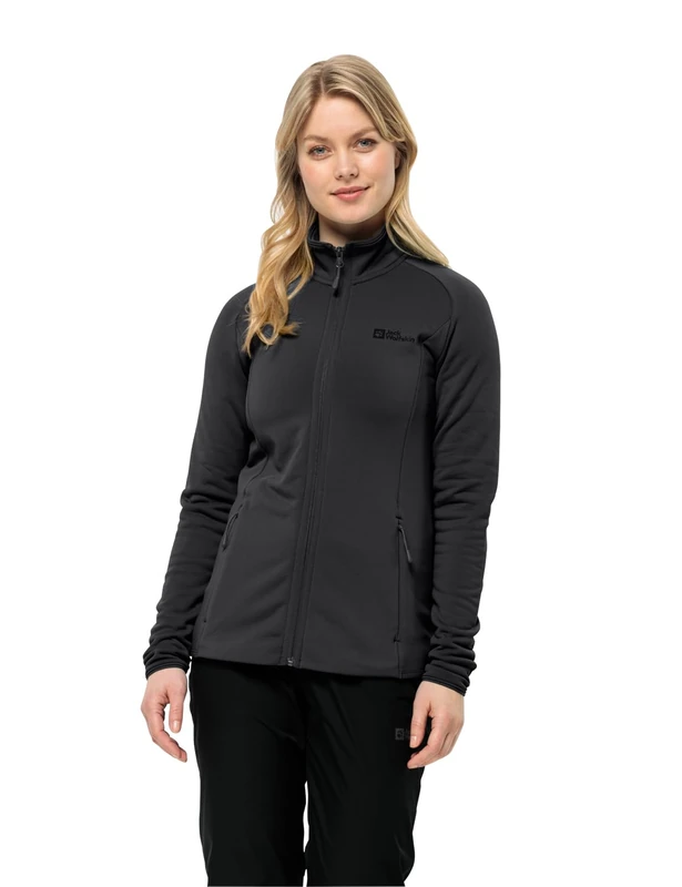 Jack Wolfskin Baiselberg Fz W Women's Fleece Jacket Black