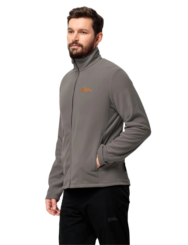 Jack Wolfskin Men's Taunus Fz M Fleece Jacket, Smokey Grey, L