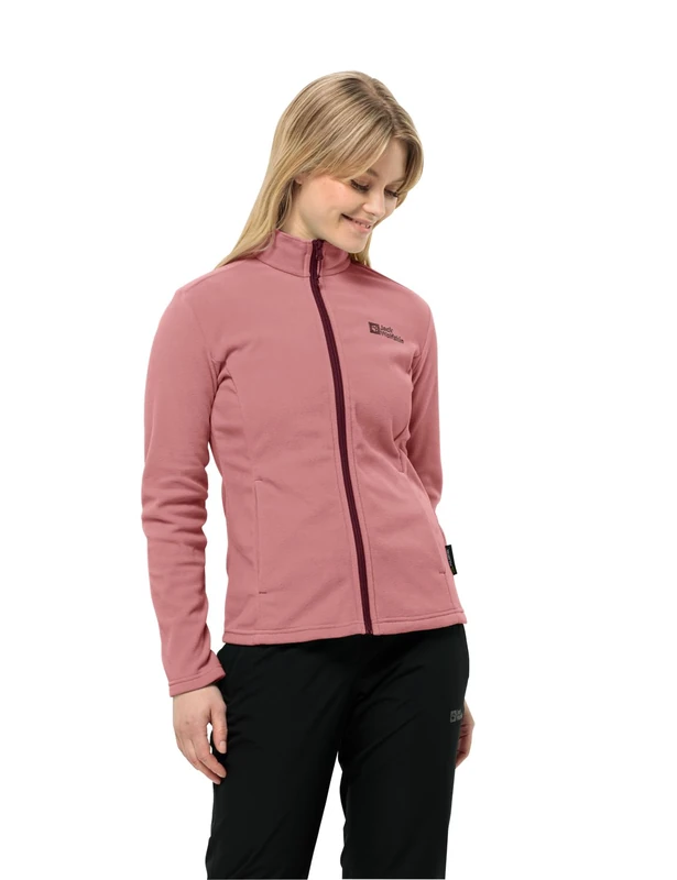 Jack Wolfskin Women's Taunus Fz W Fleece Jacket, Blush Powder, XXL