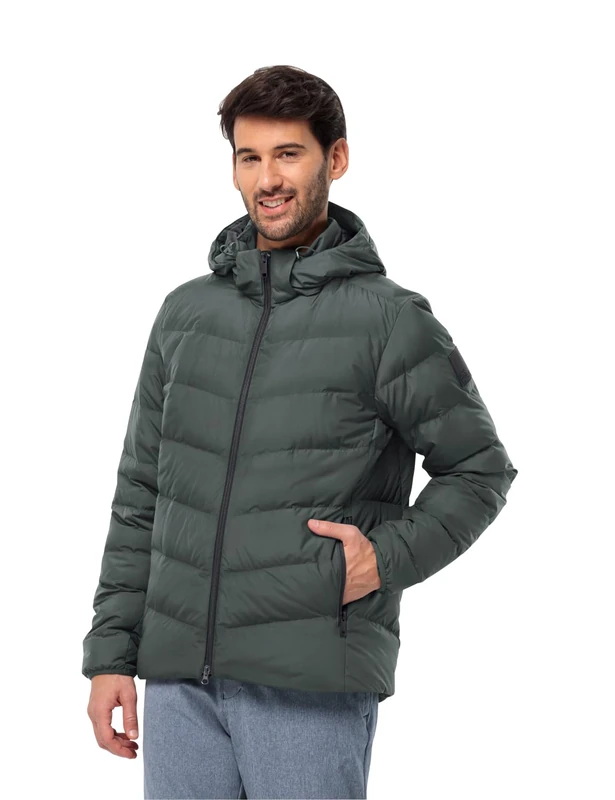 Jack Wolfskin Men's Colonius JKT M Down Jacket - Slate Green L
