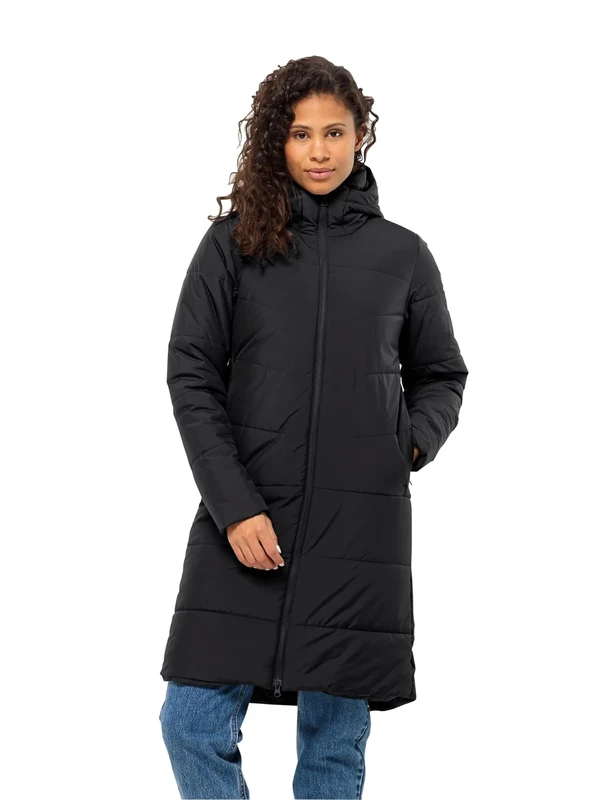 Jack Wolfskin Women's Deutzer Coat W, Black, XS