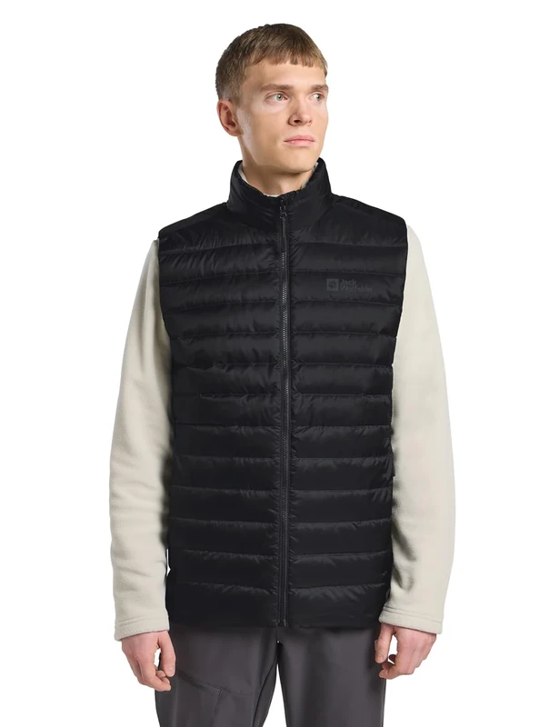 Jack Wolfskin Pilvi Down Vest M, black, S
