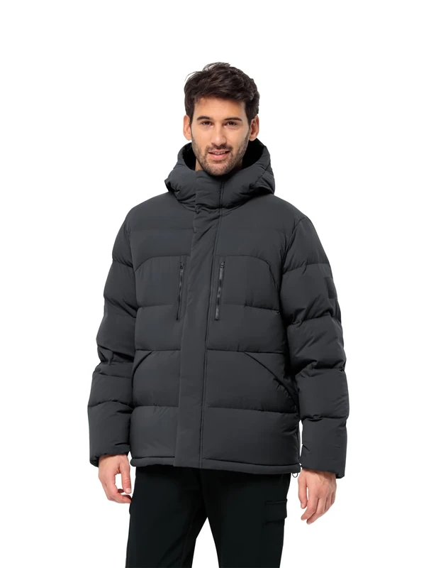 Jack Wolfskin Men's roemertor JKT m Down Jacket, Phantom, L - Image 1