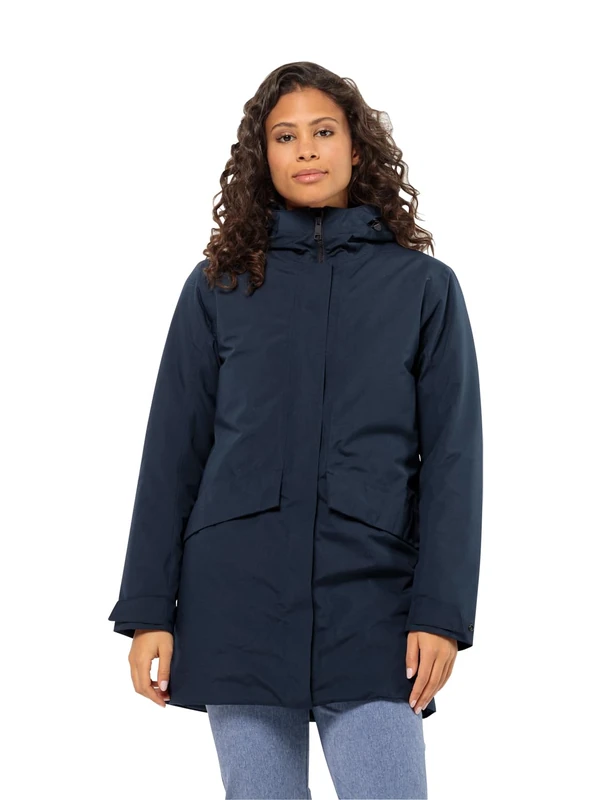 Jack Wolfskin TEMPELHOF COAT W, night blue, XS