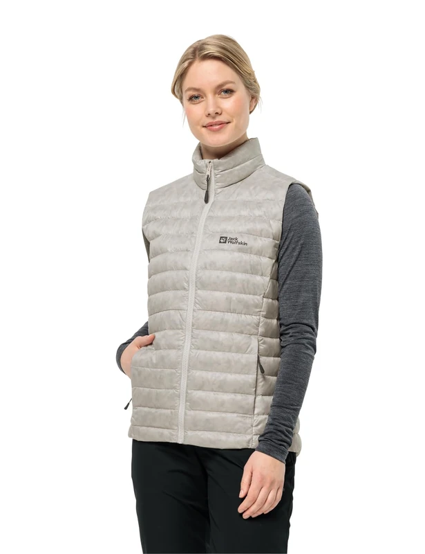 Jack Wolfskin PILVI DOWN VEST W, dove, XL