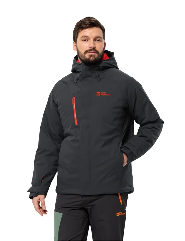 Jack Wolfskin Mens Troposphere Ins Jkt M, Phantom, XXL EU