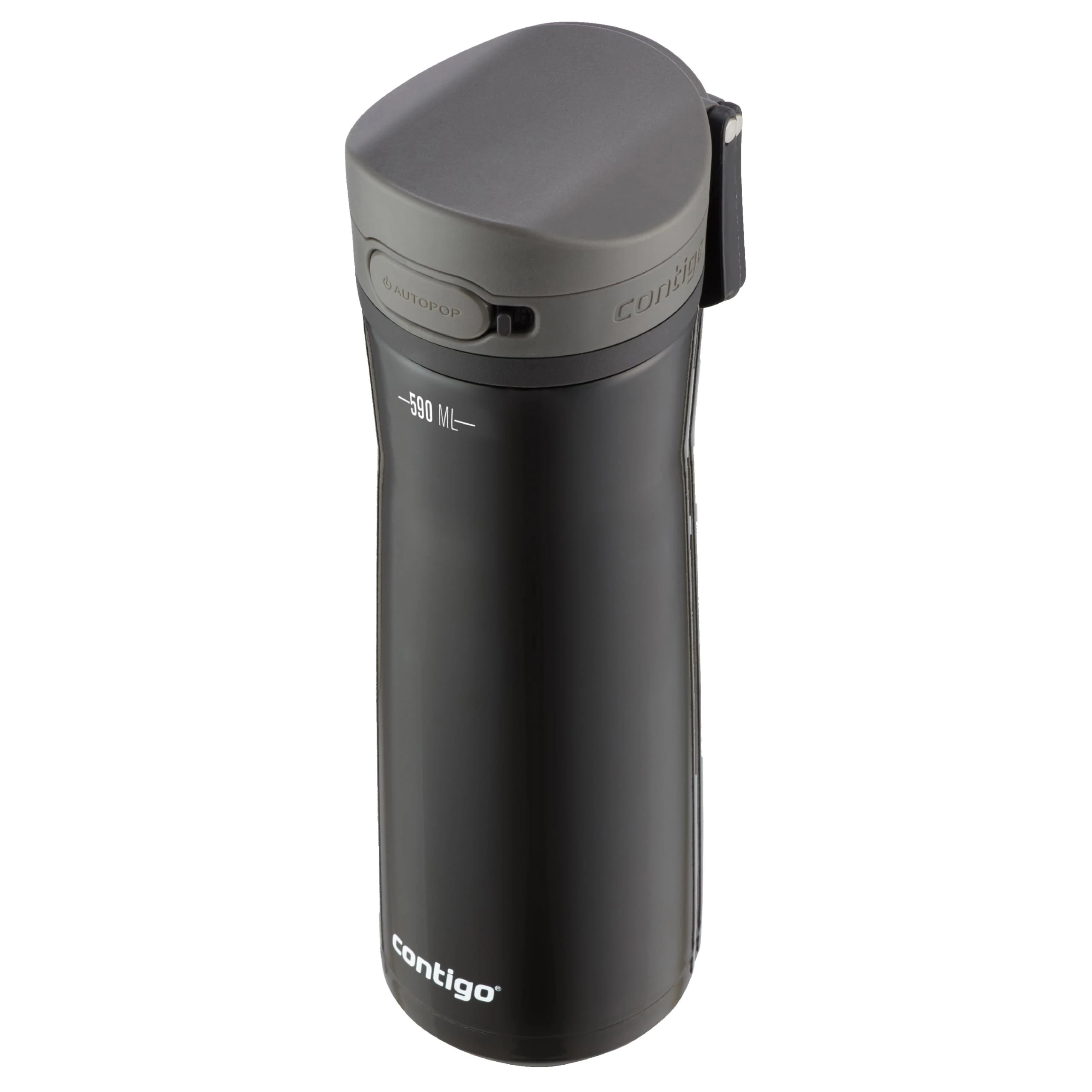 Contigo Jackson Chill Vacuum-Insulated Water Bottle | 590ml large BPA-free Stainless steel drinking bottle | Secure Lid for Leak-Proof Travel | Keeps drinks cold for 12 hours | Licorice