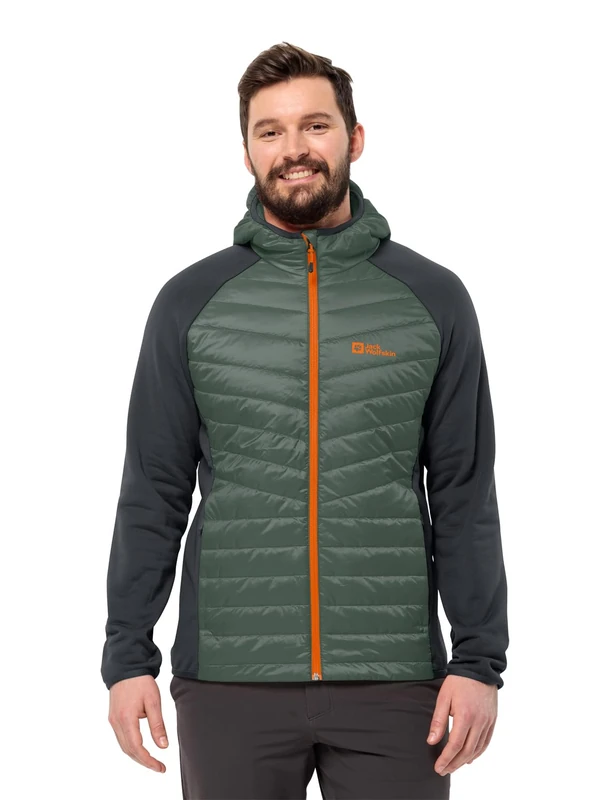 Jack Wolfskin Men's Routeburn Pro Hybrid M Fleece Jacket