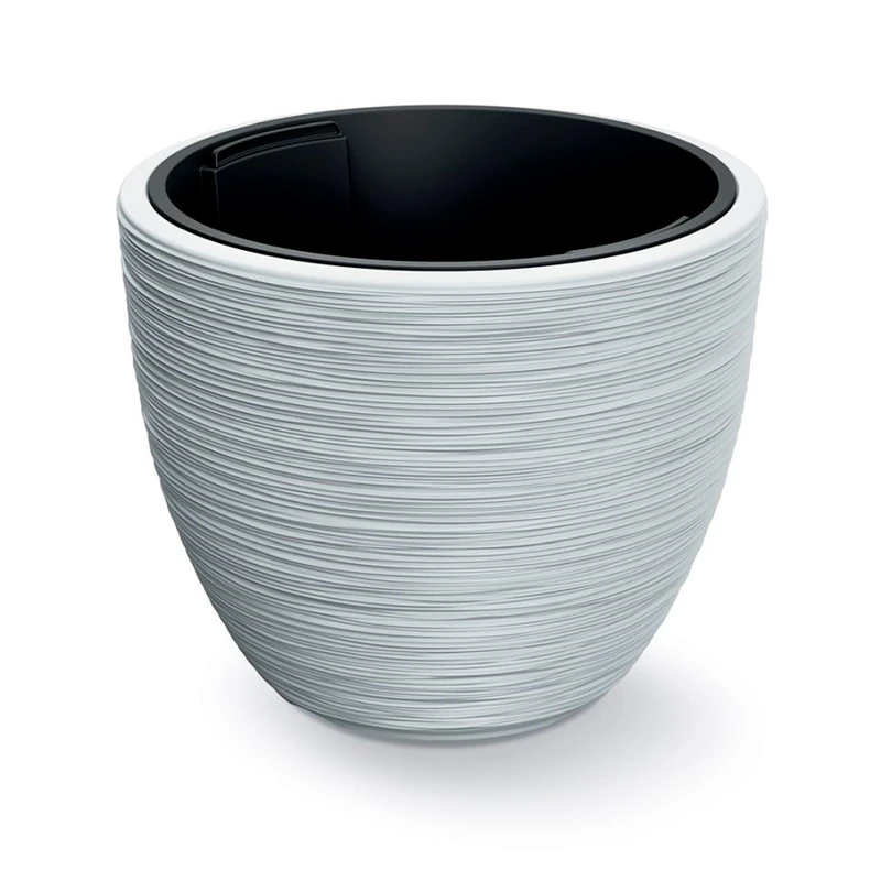 Prosperplast FURU Collection 39 x 39 x 32 cm White Planter with Tank 30 Litres