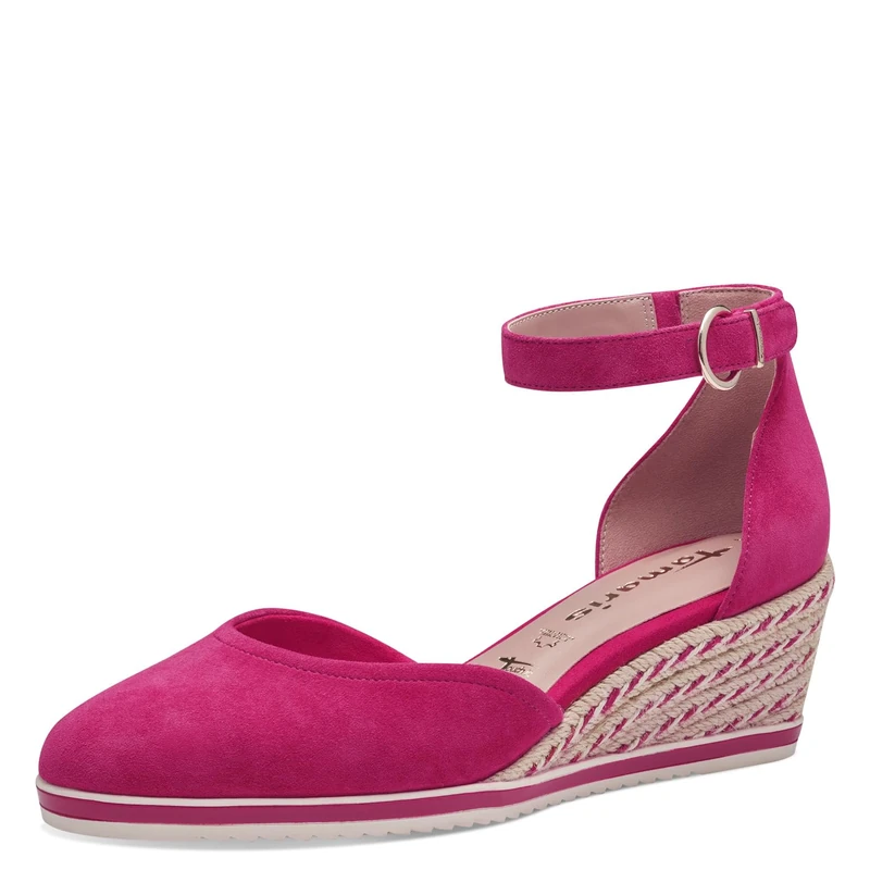 Tamaris Women's Wedge Heel Pumps, Pink, 3.5 UK