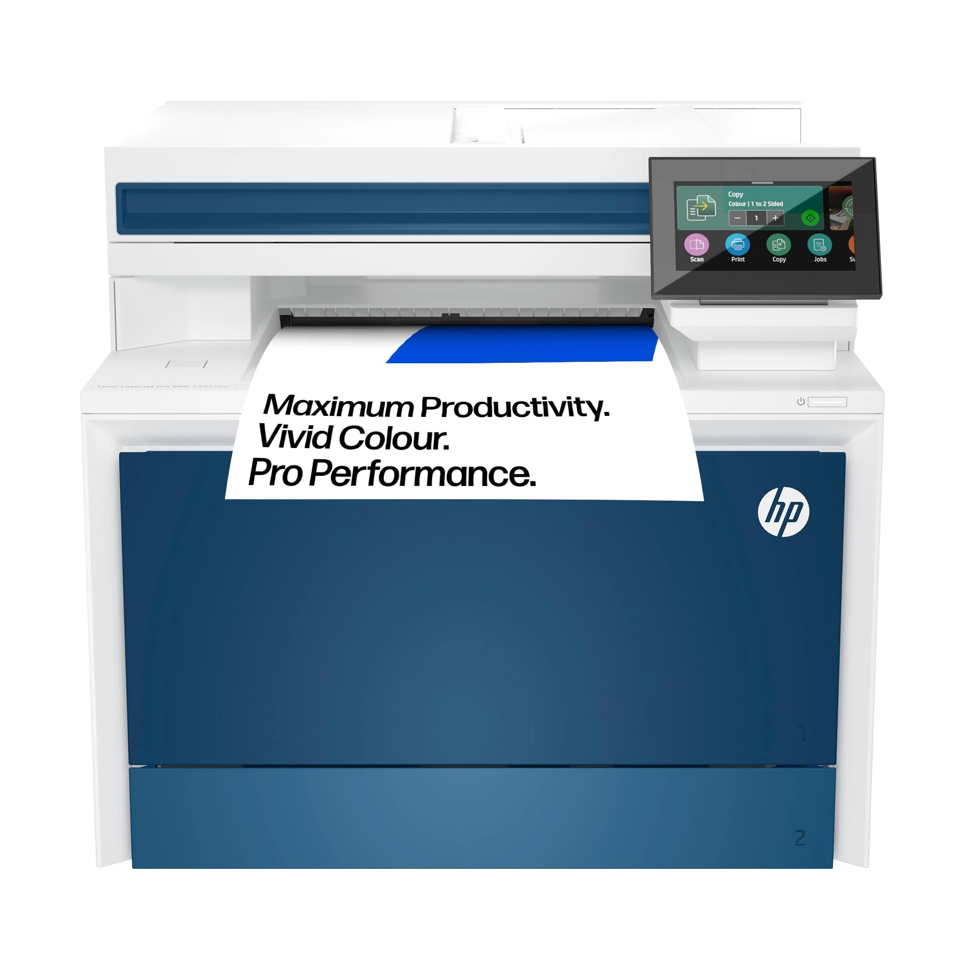 HP Laserjet Pro MFP 4302fdw Laser Printer | Colour | Printer for Small Medium Business | Wireless | Print, Copy, Scan, Fax | Automatic Document Feeder | 2-Sided Printing | Self-Healing WiFi | Ethernet