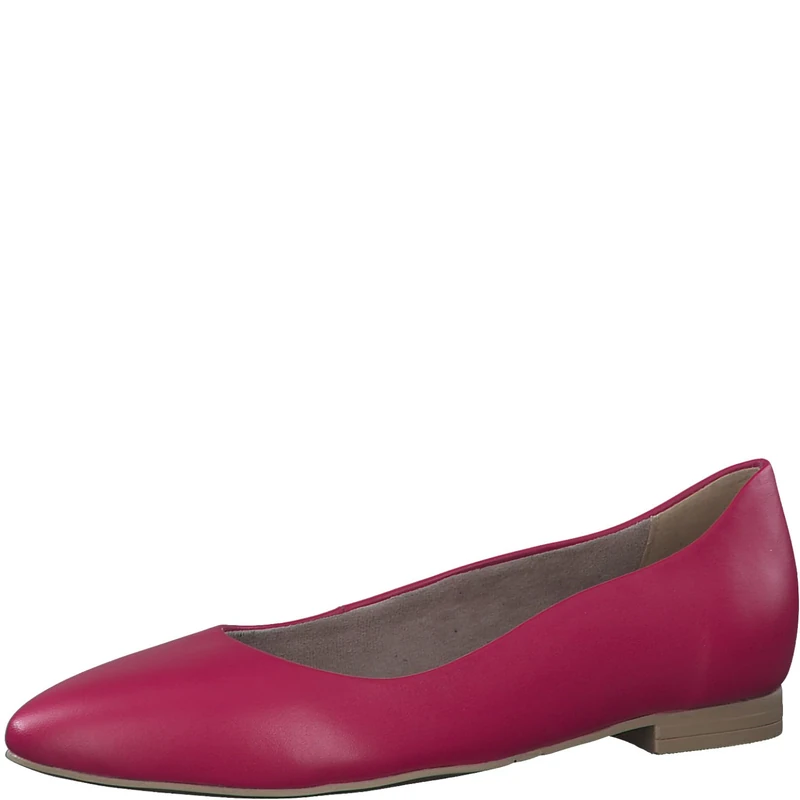 Tamaris Women's 1-22119-42 Ballet Flats, Fuxia Leather, 4 UK