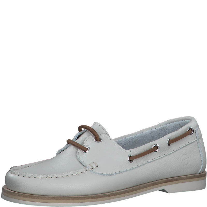 Tamaris Women's 1-23616-42 Moccasin, Offwhite LEA, 37 EU, Offwhite Lea, 5 UK