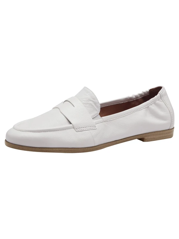 Tamaris Women's Elegant Block Heel Slippers, White Struct, 6 UK - Image 1