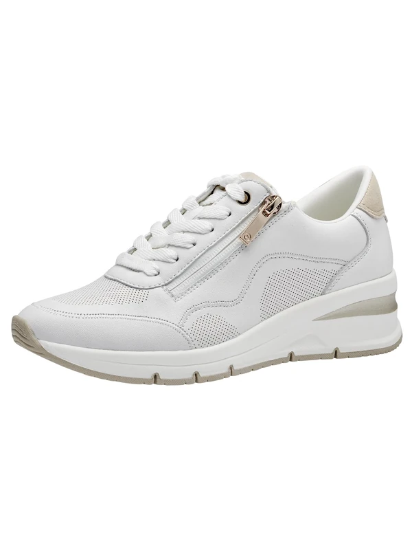 Tamaris Lace-Up Women's Sporty, White, 6 UK - Image 1
