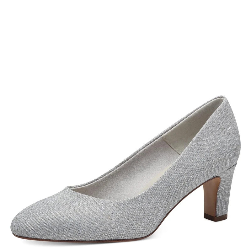 Tamaris Women's pumps with block heel metallic 5.5 UK