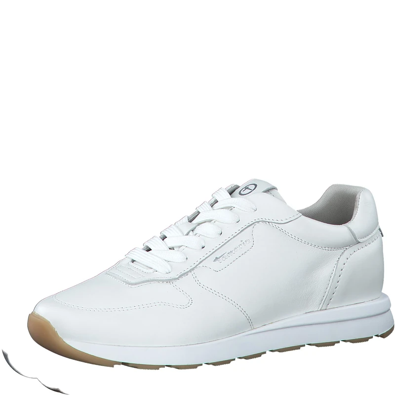 Tamaris Women's 1-23618-42 Trainers, White Leather, 4 UK