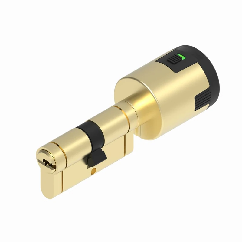 Lince Cilindro seguridad con rotura programada y alarma, Modelo CP53030LZ Cylinder, Azul claro