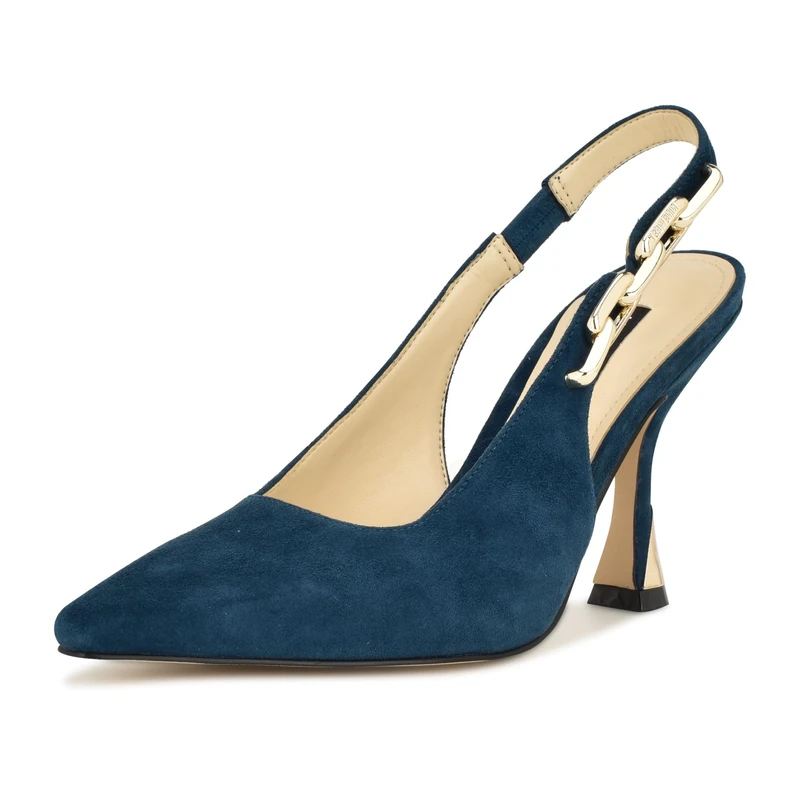 NINE WEST Women's Veroni Pump, Teal 400, 4.5 UK