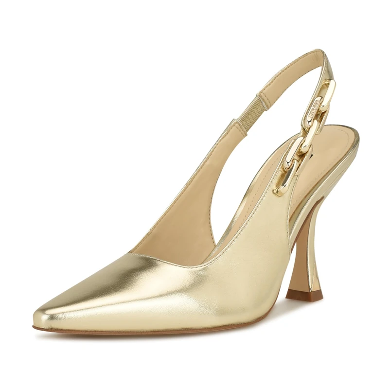 Nine West Women's Veroni Pump, Gold 710, 5 UK