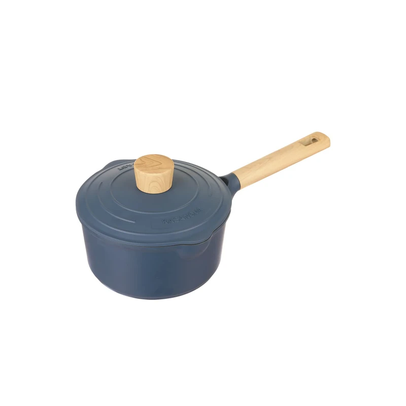 KASANOVA Pot 18 cm with Lid Blue Pot Art Blue Cooking