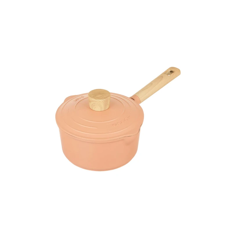 KASANOVA Cooking Pot 18 cm with Lid Pink Pot Art Pink Cooking