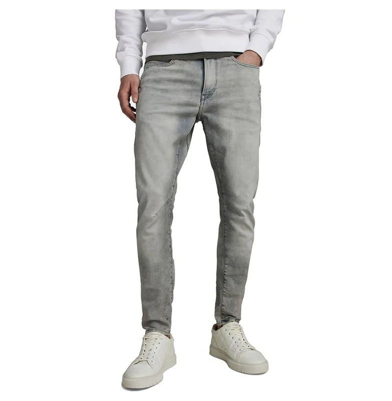 G-STAR Men's D-Staq 3D Slim Jeans, Grey (antic faded radium D05385-9882-C587), 26W / 30L