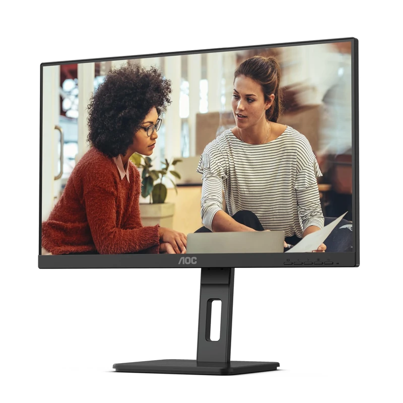 AOC Q27E3UMF - 27 Inch QHD Monitor, VA, 75Hz, Height Adjust, USB Hub, Flicker Free, Speakers, Low Blue light (2560 x 1440 75Hz, HDMI 1.4 / DP 1.2 / USB 3.2)