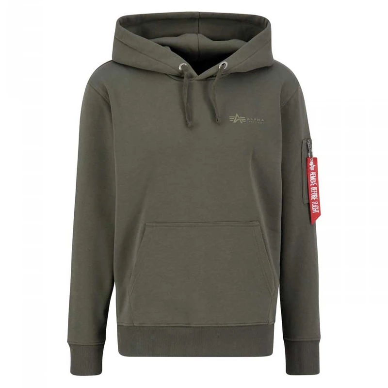 Alpha Industries Men's Air Force Hoody Hooded Sweat Sweatshirt, Dark Olive, XXXL