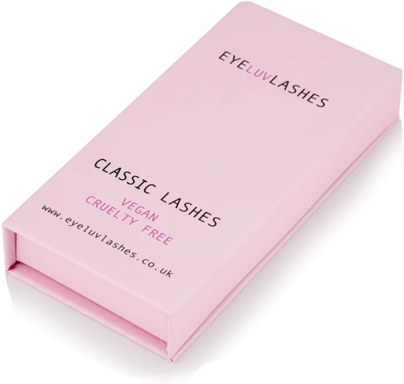 Classic Lash Trays Silk Eyelash Extensions Individual Eyelashes Soft Lightweight Lashes Semi Permanent Eyelashes Eyeluvlashes (D Curl 0.20, 10mm Length)