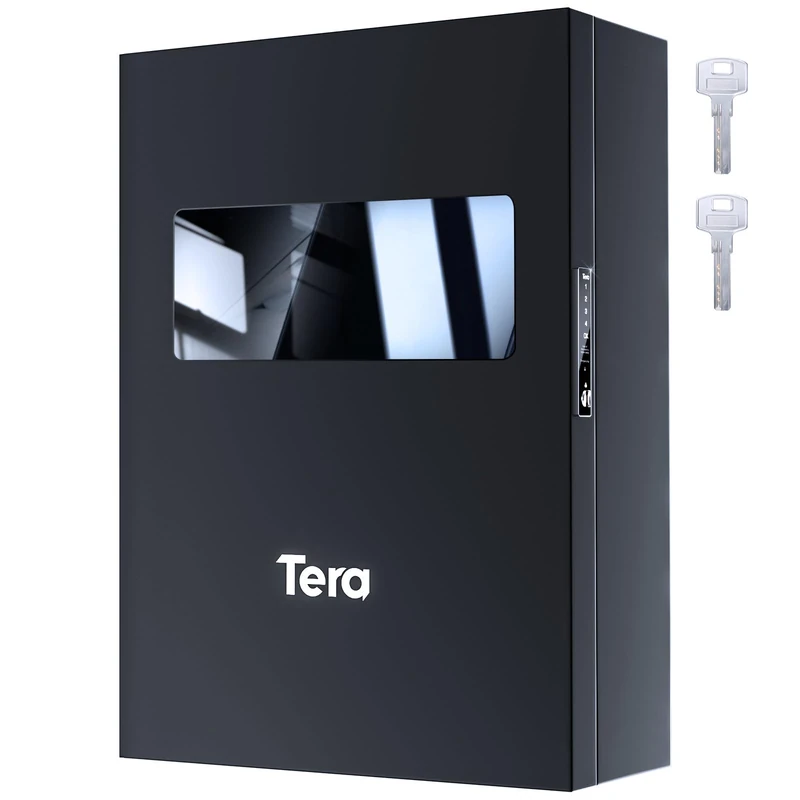 Tera Universal EV Wall Charging Station Lockable Box with Digital Lock for Tesla Accessories Robust Water Dustproof Protective Case for Wall Connection Cable Organiser Case Outstanding Craftsmanship