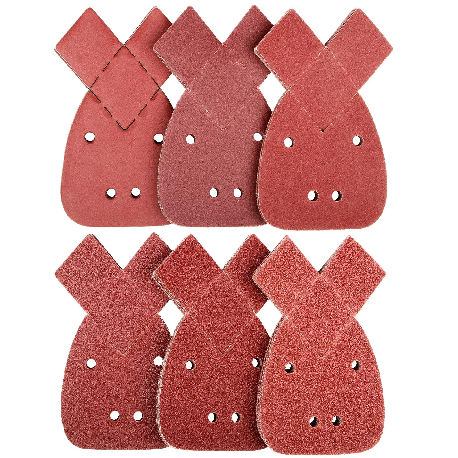 60pcs Black and Decker Mouse Sander Pads, 10 x 40/60/80/120/180/240 Mouse Sander Pads Mixed, Mouse Sanding Pads by Taspire