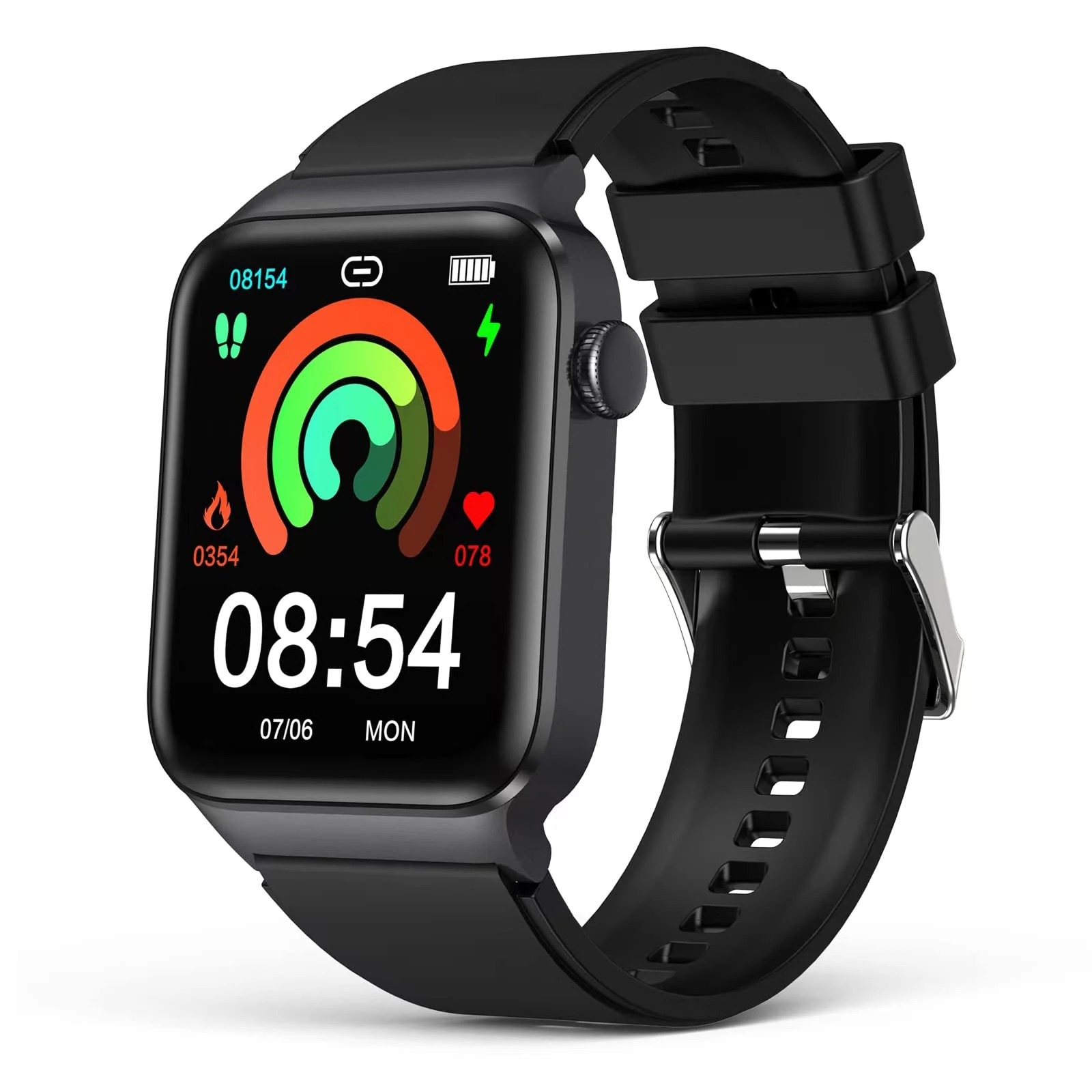 Smart Watch with True Blood Oxygen Monitor, 1.83" Activity Fitness Trackers for Android and iOS with Blood Pressure Heart Rate Sleep Monitor Pedometer, IP67 Waterproof Smartwatch for men and women