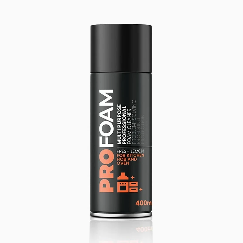 Profoam Oven, Grill & Barbecue Cleaner, Heavy Duty Oven Cleaner & Degreaser, Removes Baked On Food and Burnt-In Grease Fast, (400ml) Foam Spray, Made In The UK