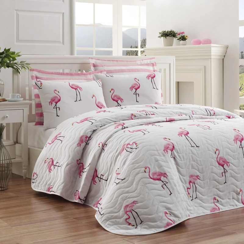 WELL HOME MOBILIARIO & DECORACIÓN Quilt 250 x 200 cm Powder White