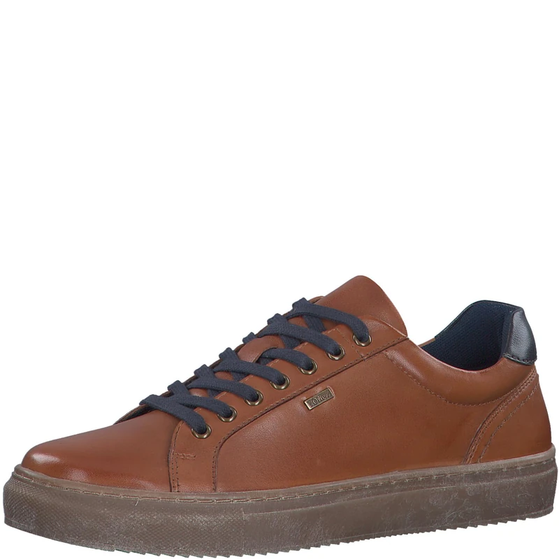 s.Oliver Men's 5-13605-41 Sneaker, Cognac, 7.5 UK