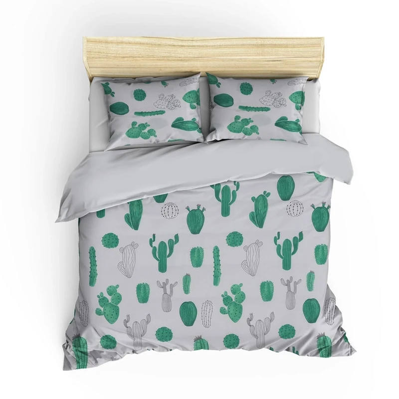 WELL HOME MOBILIARIO & DECORACIÓN Quilt 250 x 200 cm White Green